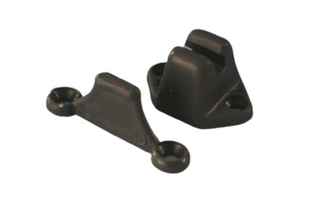 Locker Door Retainer & Spacer - Black